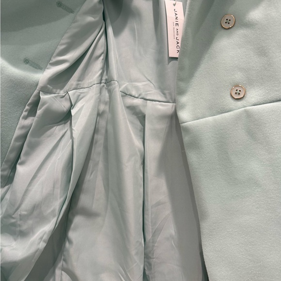 NWT Janie and Jack faux fur coat with matching scarf - Picture 5 of 12